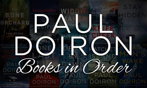 do you need to read Paul Doiron books in order to understand his unique approach to crime fiction?