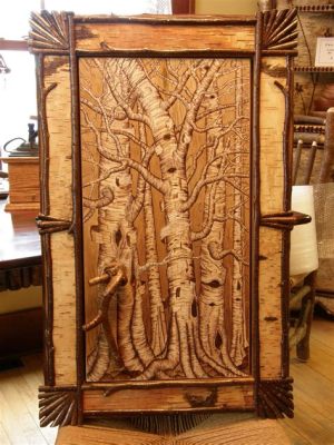 what is wood burning art called